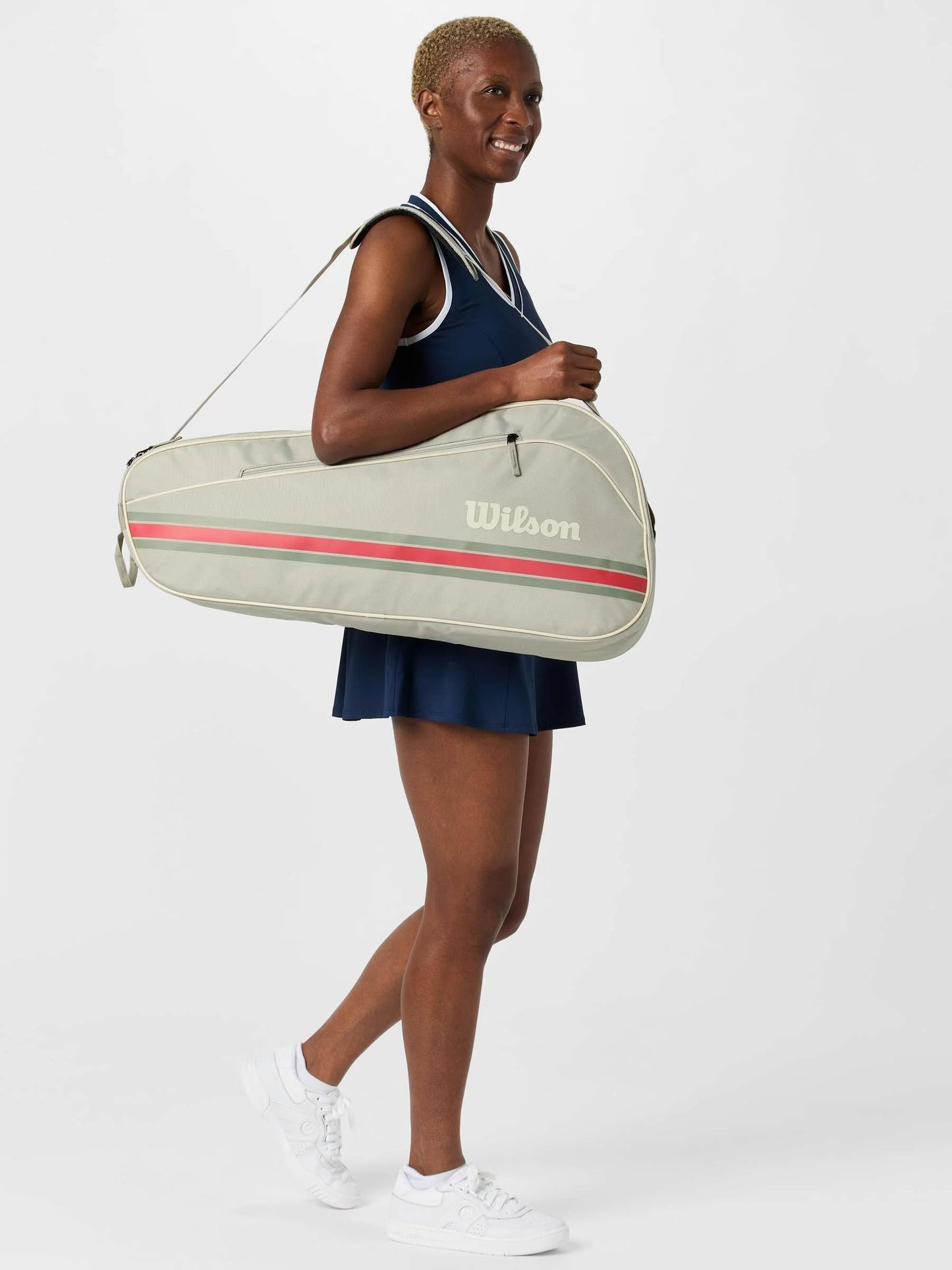 Wilson 2025 Team (3 Pack) Racket Bag (Oats)