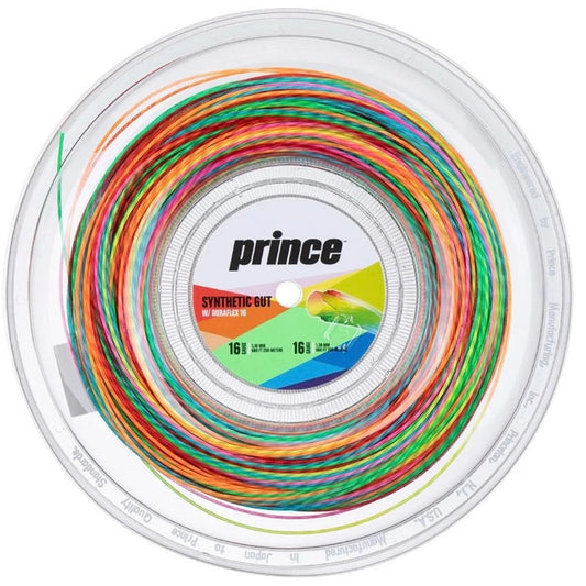 Prince Synthetic Gut Duraflex 16 Rainbow