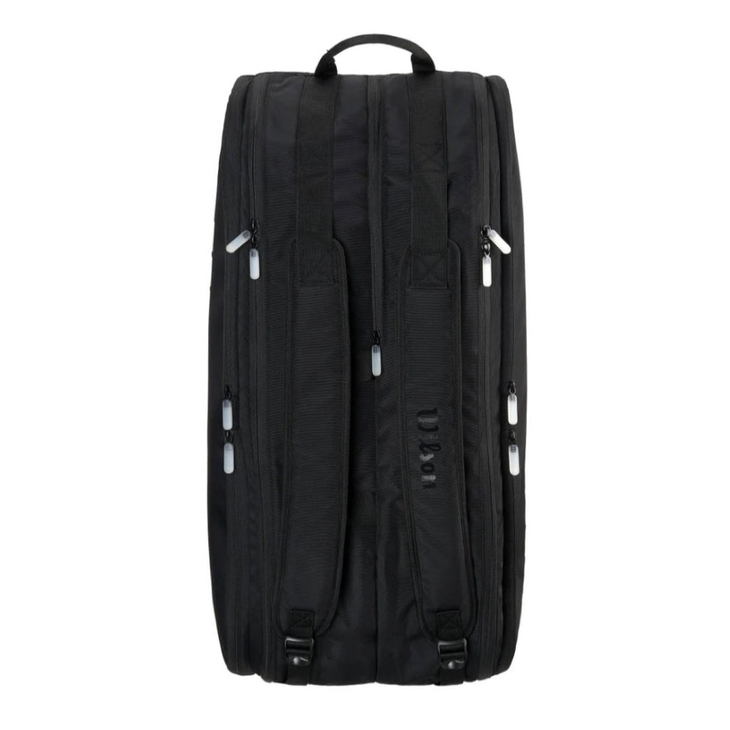 Wilson Noir Tour (12 Pack) Racket Bag (Black)