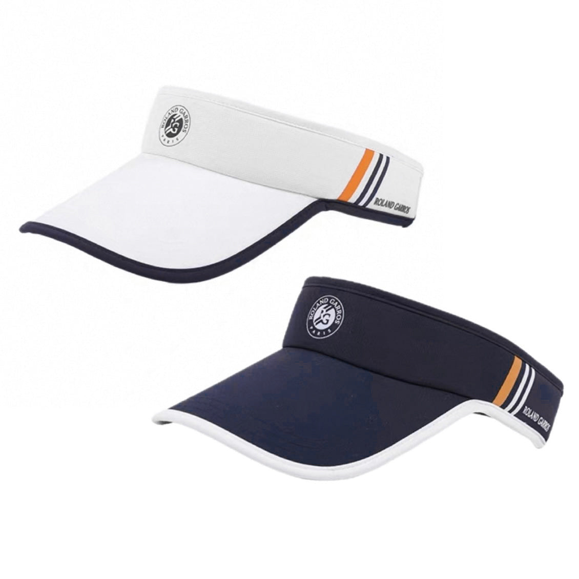 Roland Garros Logo Visor (White / Navy)