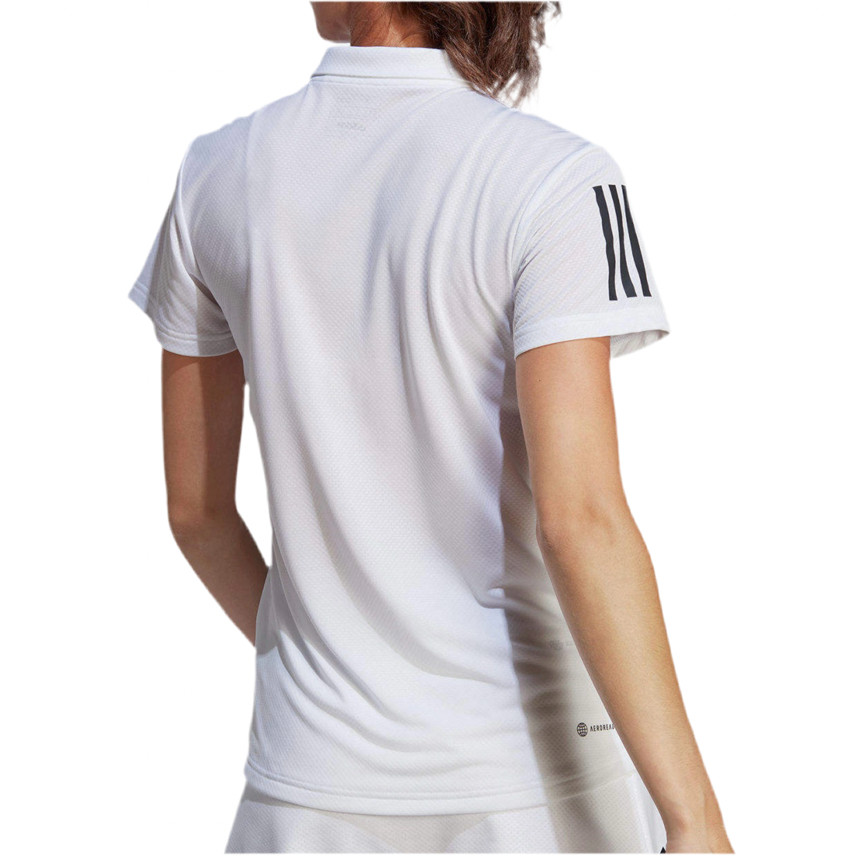 Adidas Women’s Dri-Fit Club Tennis Polo Shirt Tee Top (White)