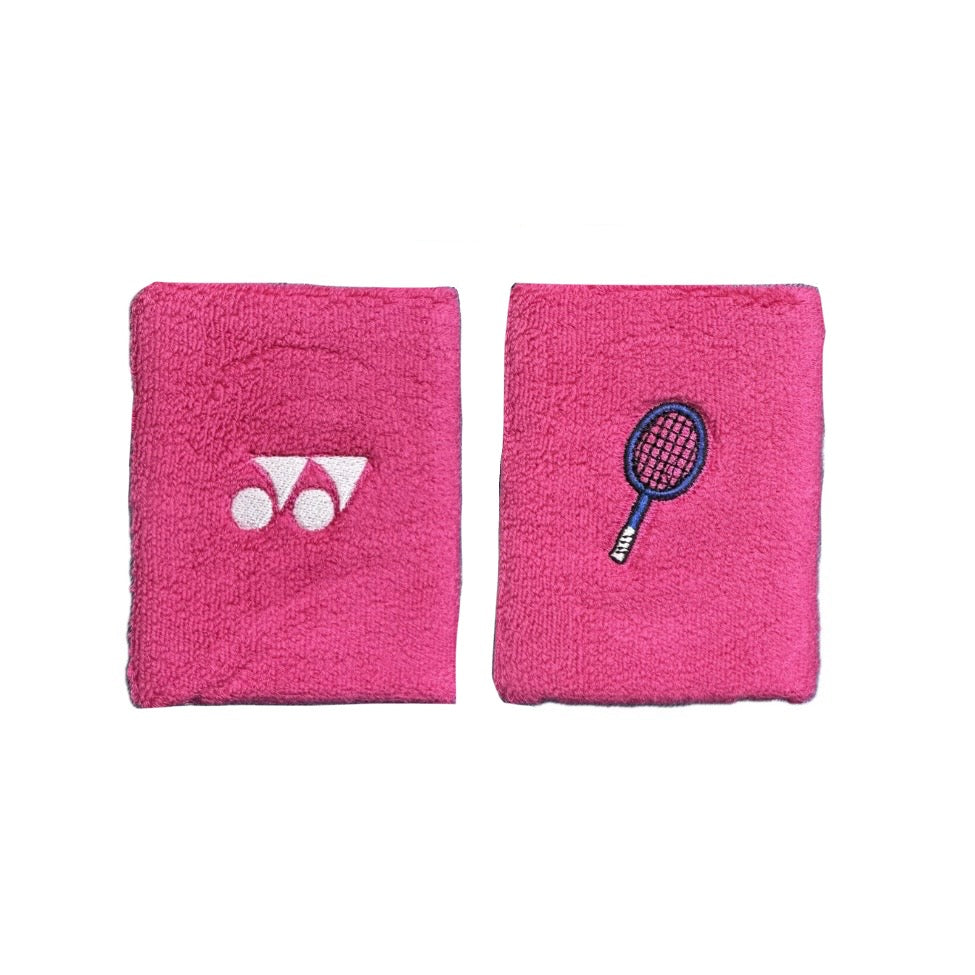 Yonex 11cm Racket Logo Wristband (a pair)