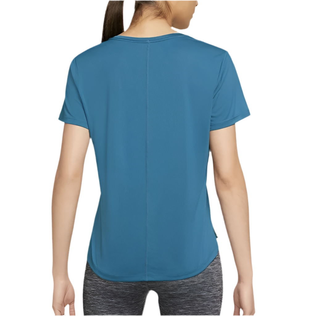 Nike Women’s Dri-FIT Standard Tee Top T-Shirt (Blue)