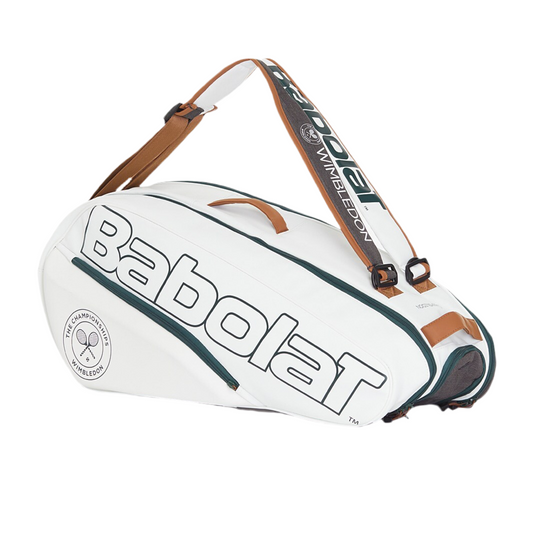 Babolat Pure Wimbledon (6 Pack) Racket Bag (White)