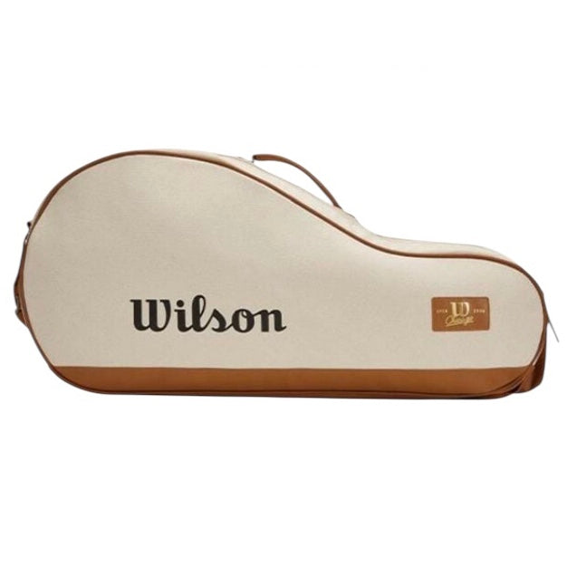 Wilson 110th Anniversary (3 Pack) Racket Bag (Cream-Brown)