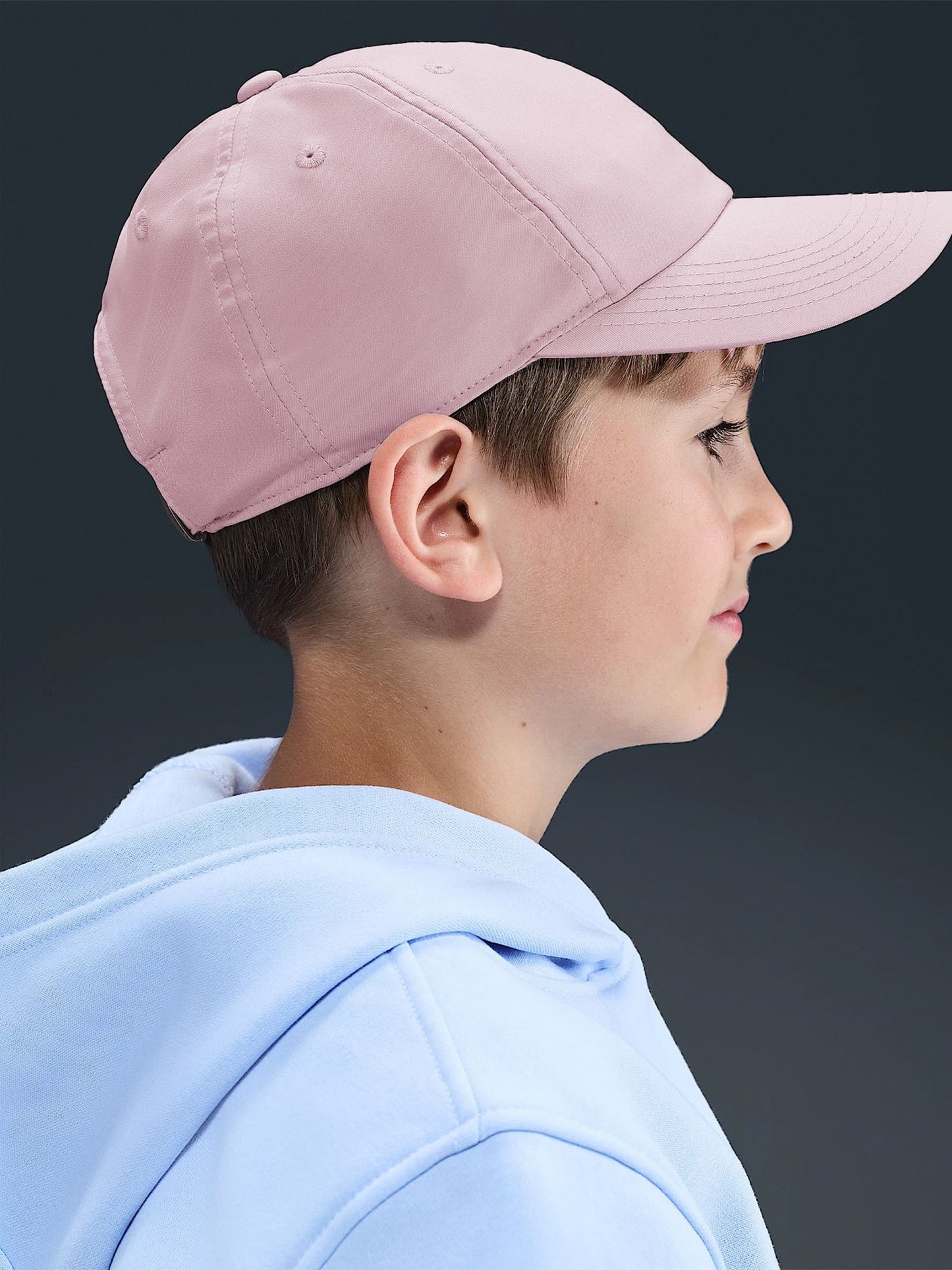 Nike Kids / Youth Junior Dri-FIT Metal Swoosh Club Cap (Pink)