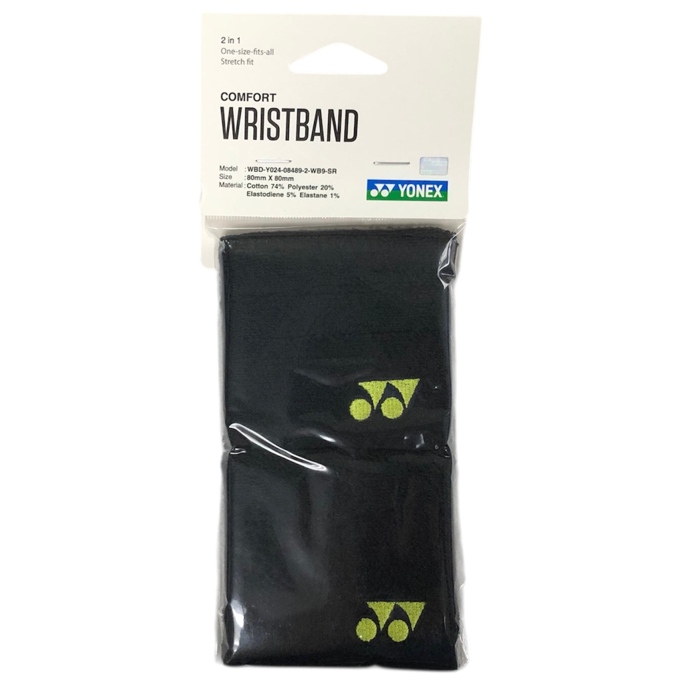 Yonex 8cm Comfort Wristband 2025 (a pair)