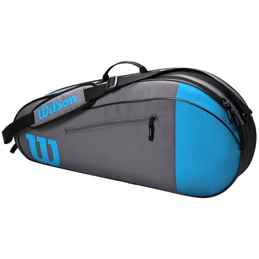 Wilson Team (3 Pack) Racket Bag (Blue-Grey)