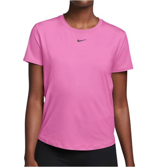 Nike Pro Women’s Dri-FIT Short Sleeve Tee Top T-Shirt (Pink)