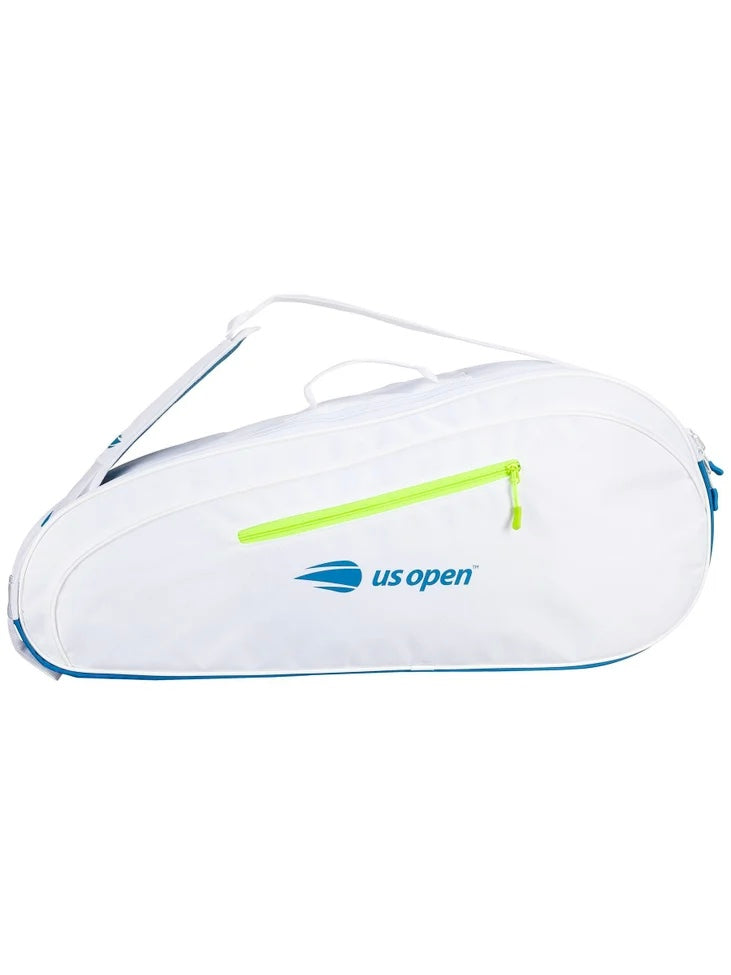Wilson US Open 2024 Team (3 Pack) Racket Bag (White-blue)