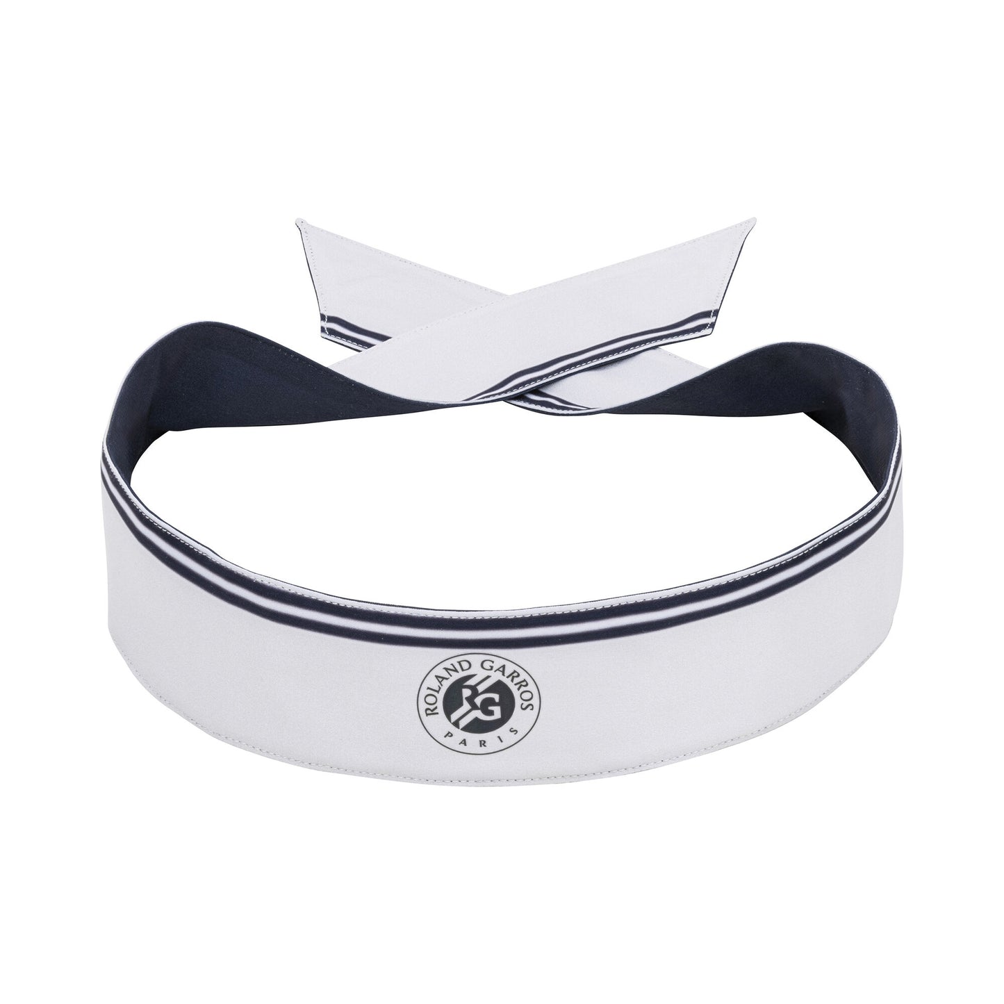 Roland Garros Performance Reversible Head Tie (Navy-White)