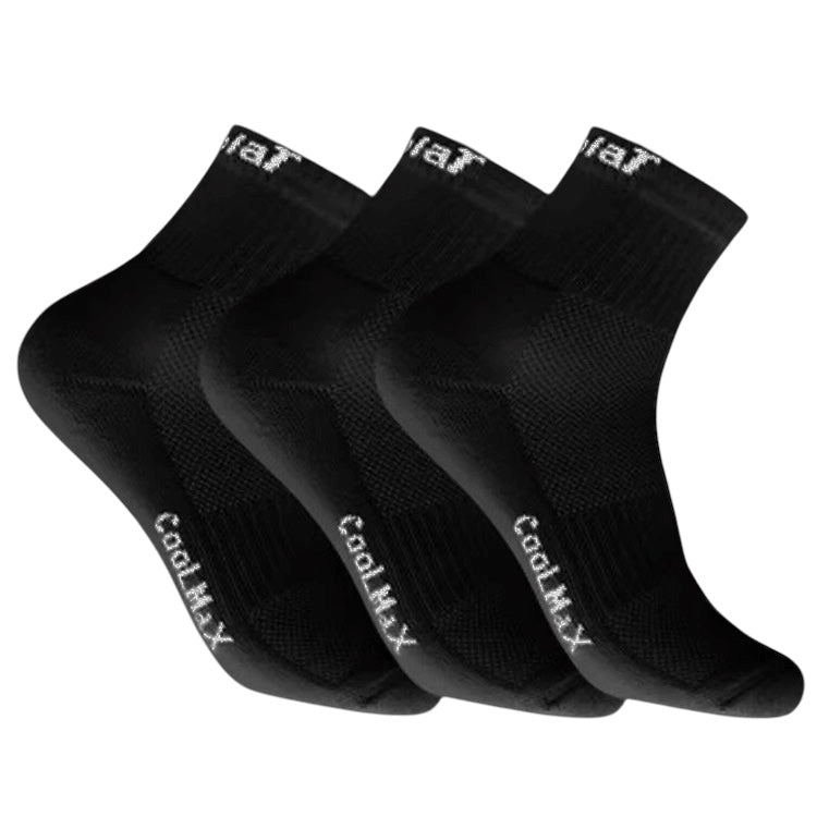 Babolat Lightweight Quarter Ankle Socks (Black) (1 pair) - SportStation HK