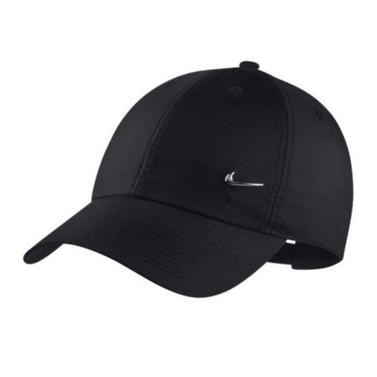 Nike Unisex Metal Swoosh H86 Adjustable Cap (Black)