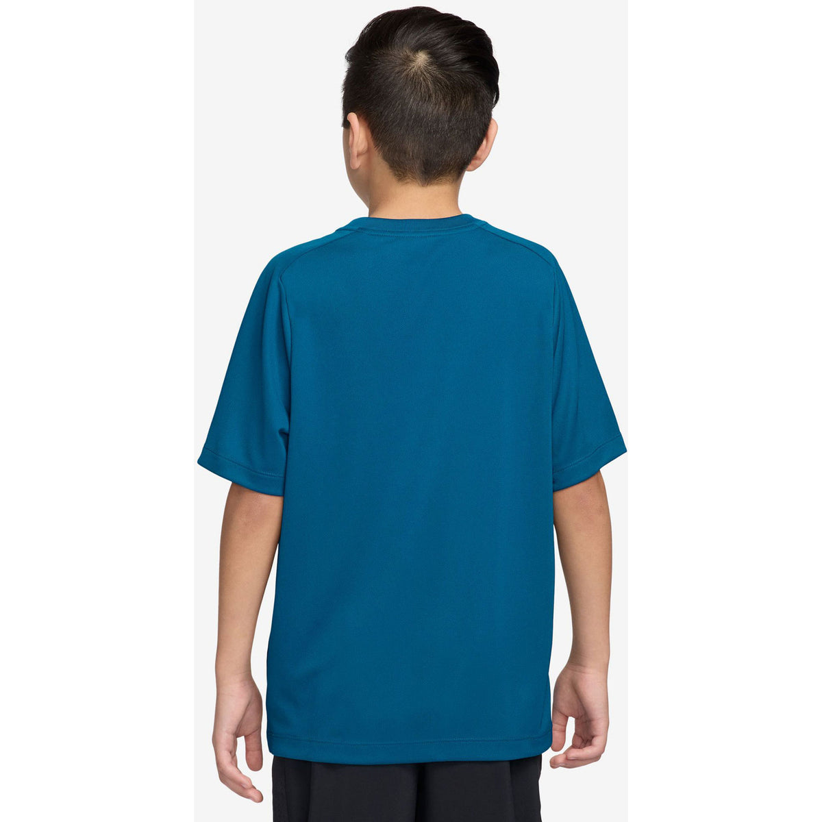 Nike Junior Kids / Youth Dri-Fit Swoosh Tee Top T-Shirt (Blue)