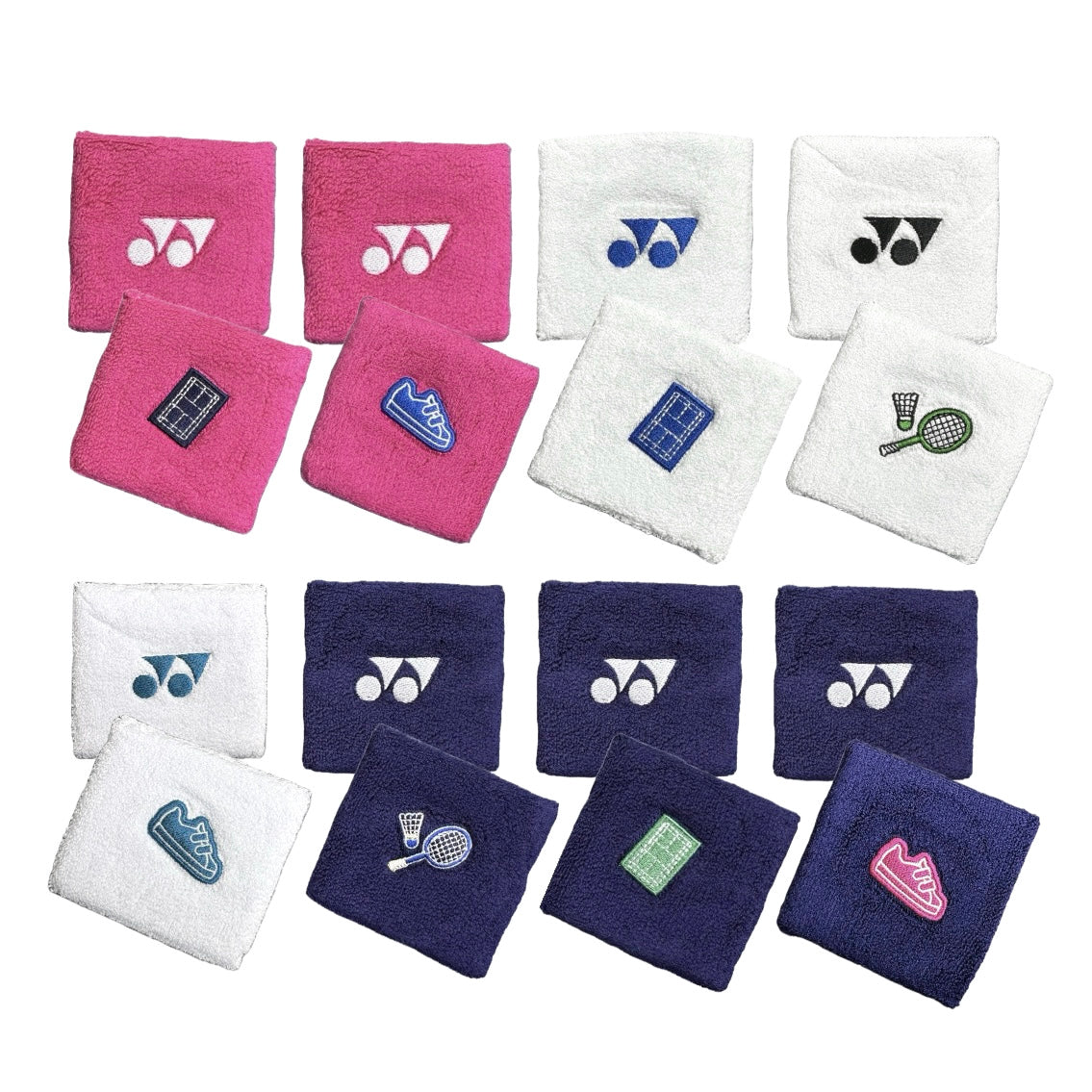Yonex 8cm Logo Wristband (a pair) - SportStation HK