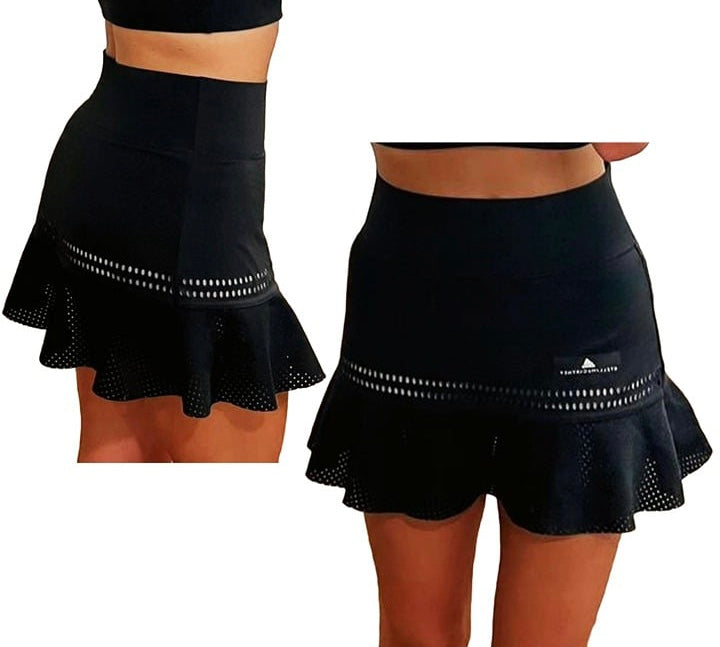 Adidas Women's by Stella McCartney Barricade Tennis Skirt (Black)