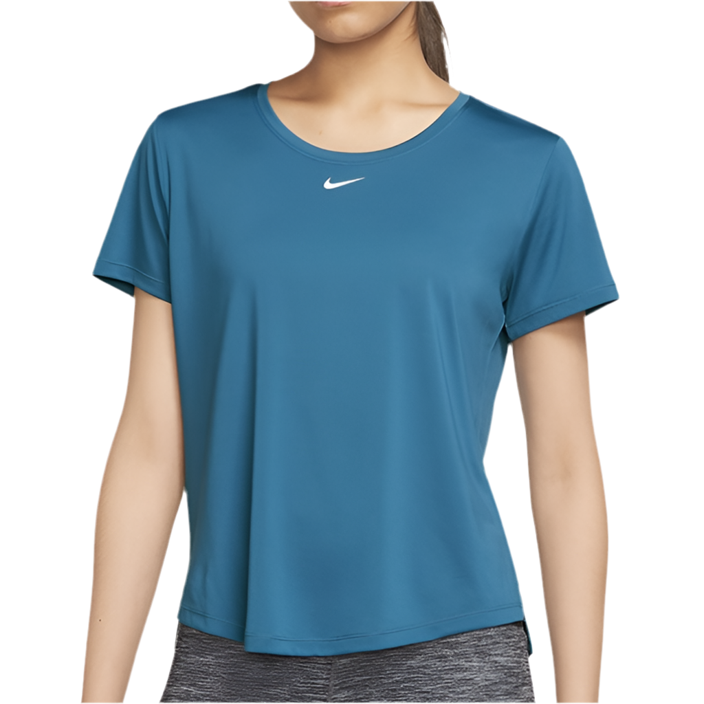 Nike Women’s Dri-FIT Standard Tee Top T-Shirt (Blue)