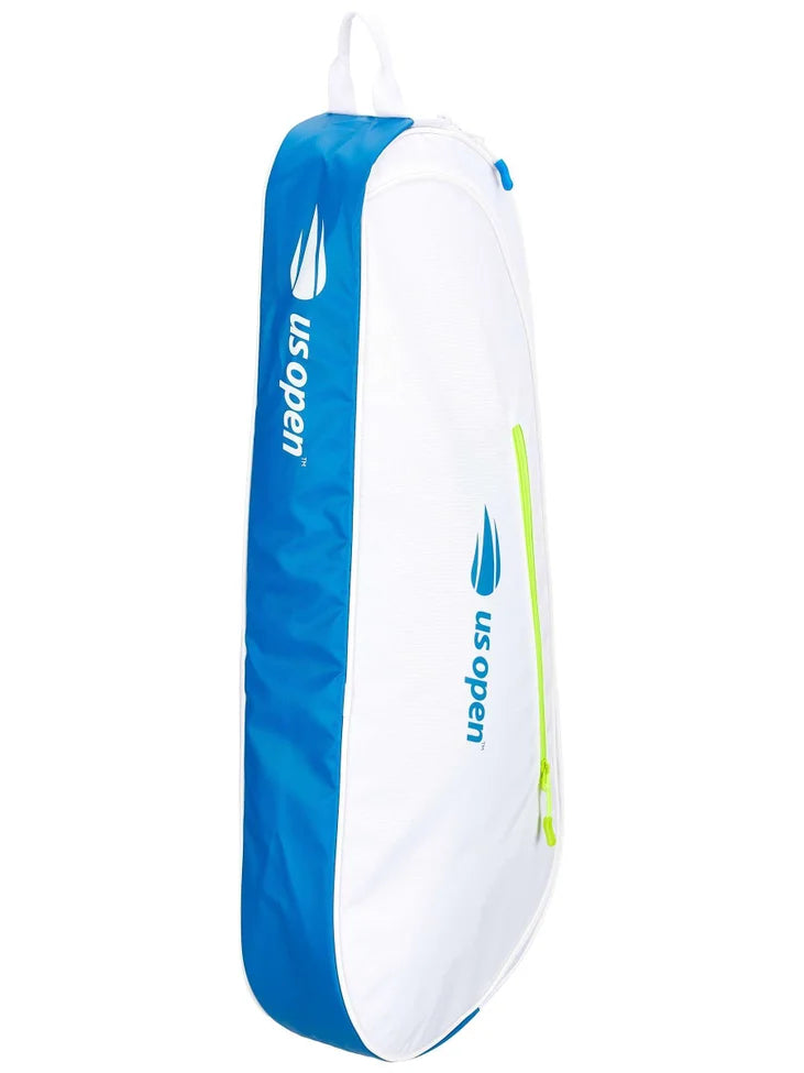 Wilson US Open 2024 Team (3 Pack) Racket Bag (White-blue)