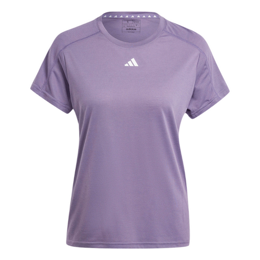 Adidas Women’s AEROREADY Train Essential Crewneck Tee Top T-shirt (Purple)