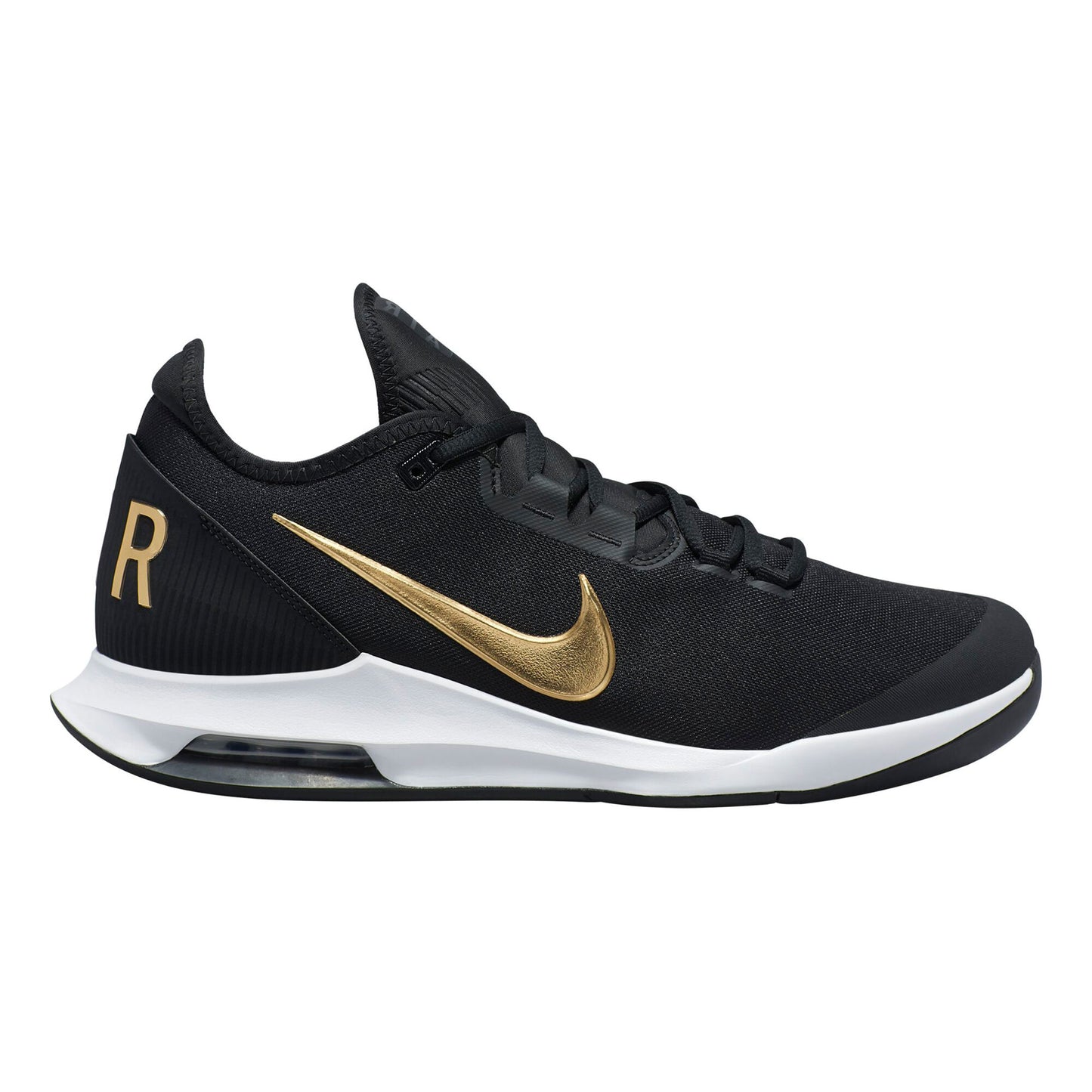 Nike Air Max Wildcard HC Men's Tennis Shoes (Black-Metallic gold)