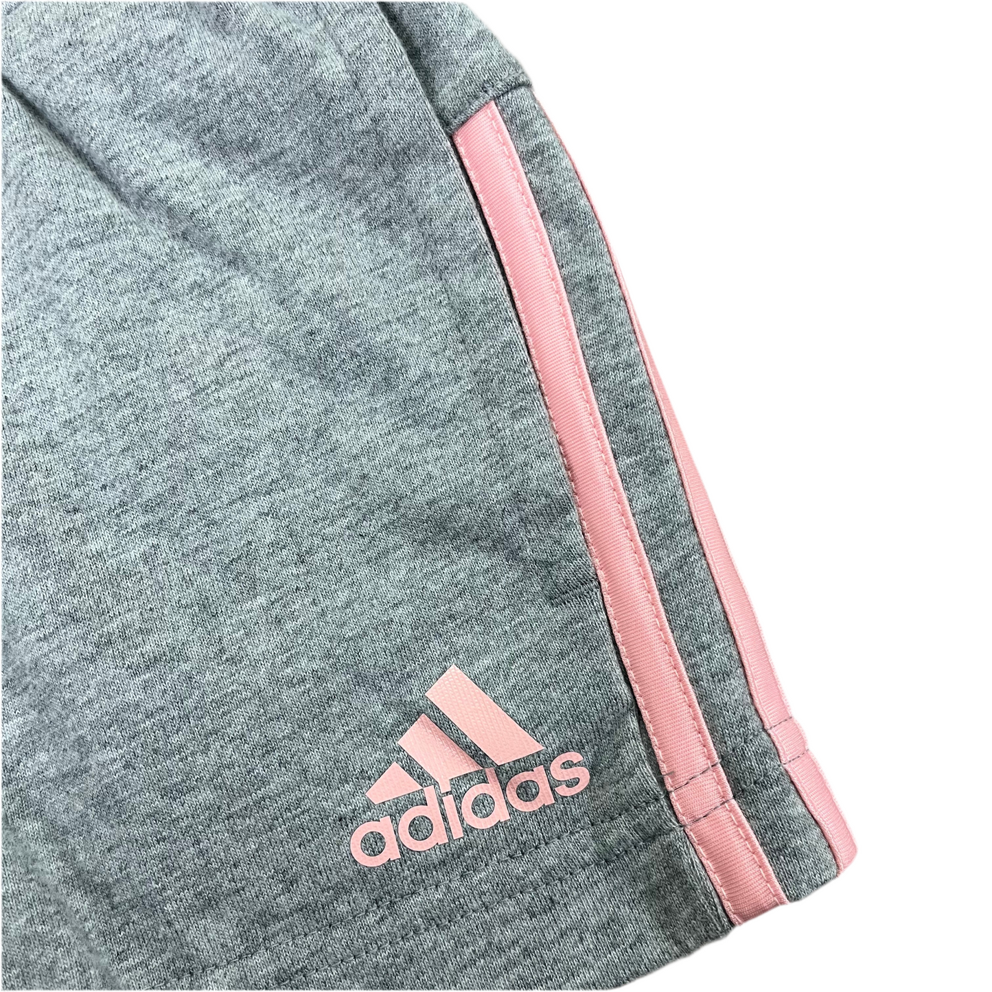 Adidas Junior Kids / Youth Girl's Knitted Shorts (Light grey-pink)