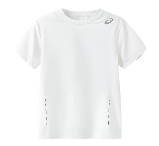 Asics Junior Kids / Youth Boy’s dri-fit tee (white)