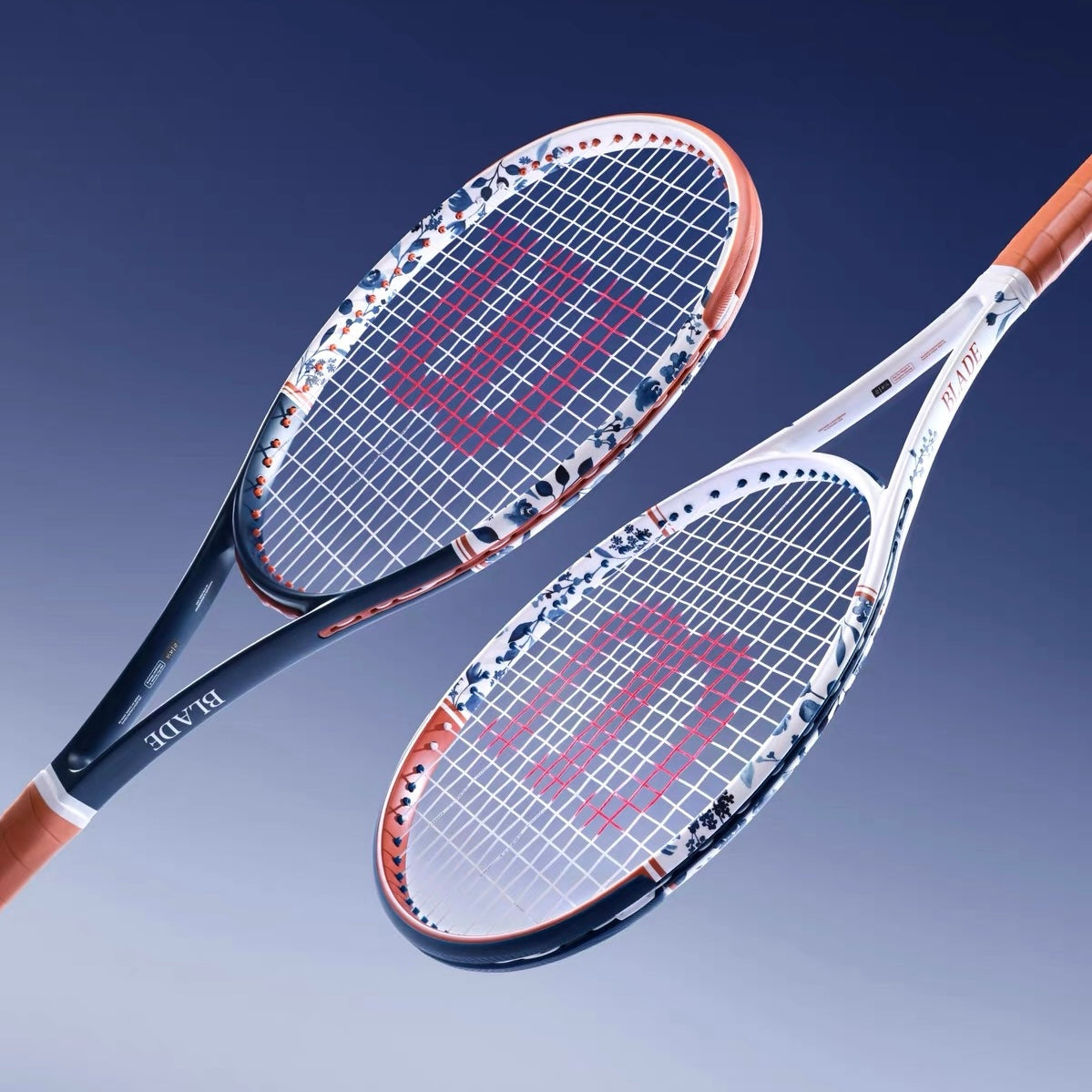Wilson Blade 100 Pro v10 Heritage Porcelain Limited Edition Tennis Racket (295g) (Unstrung)