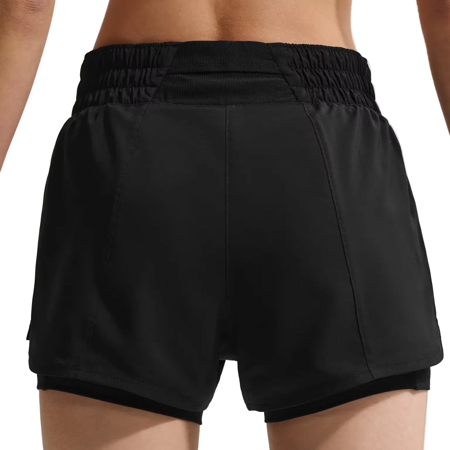 Nike Women’s Dri-FIT One Mid-rise 2-in-1 Shorts (Black)
