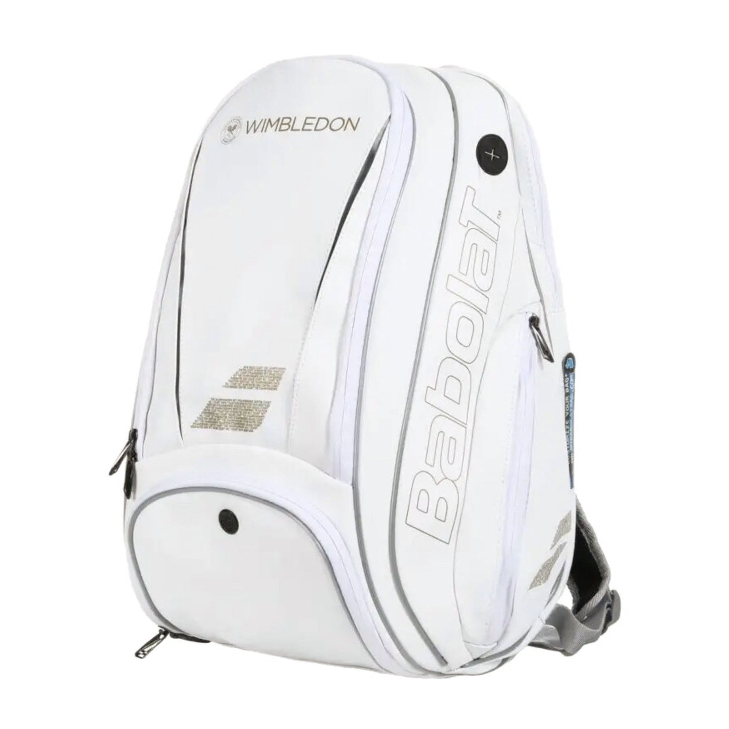 Babolat Pure Wimbledon Backpack Bag (White-Gold) - SportStation HK