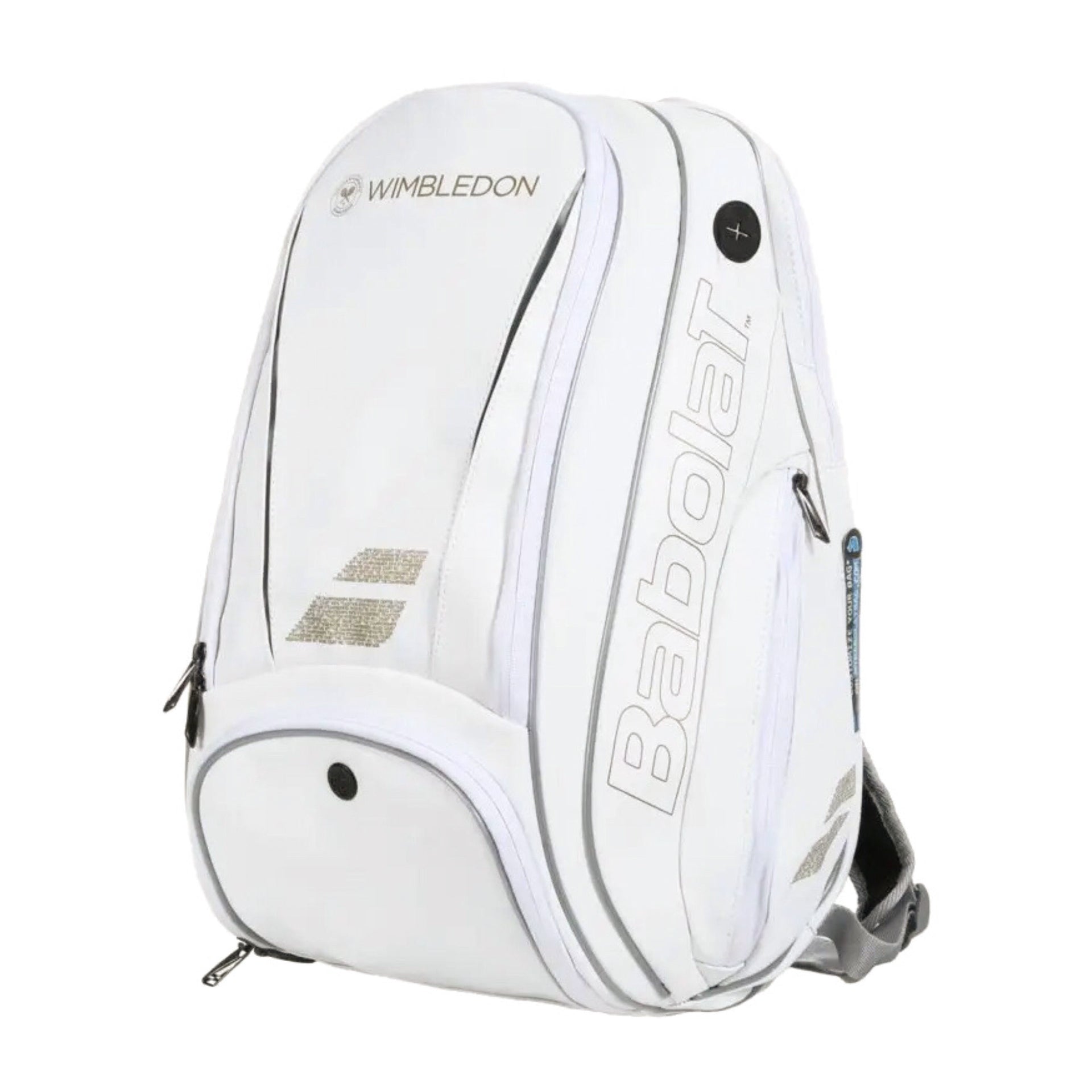 Babolat Pure Wimbledon Backpack Bag (White-Gold)