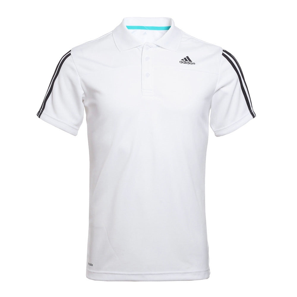 Adidas Men’s Dri-Fit Response Polo Top Tee Shirt (White)