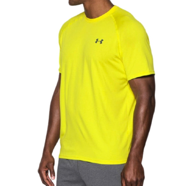 Under Armour Men's UA Tech Tiger Top Tee Shirt (Yellow)