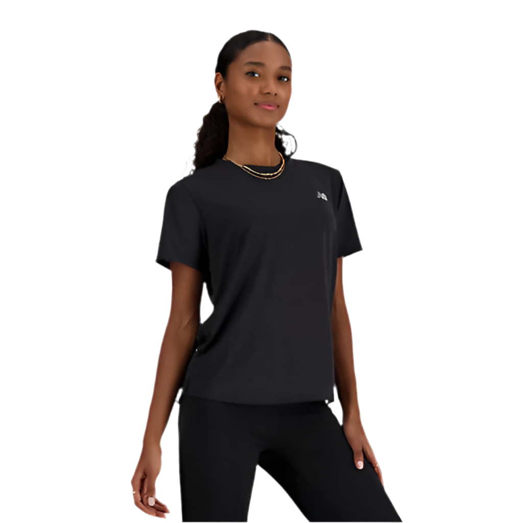New Balance Women’s Dri-Fit Top Tee T-Shirt Black (size L)
