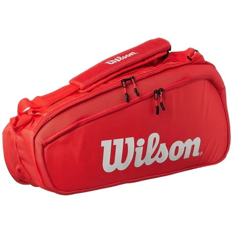 Wilson Super Tour (6 Pack) Racket Bag (Red)