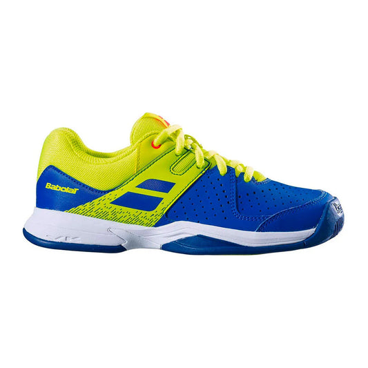 Babolat Pulsion All Court Junior Tennis Shoes (Blue-Fluo Aero)