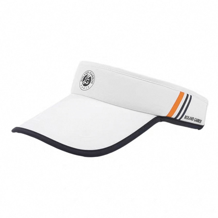Roland Garros Logo Visor (White / Navy)
