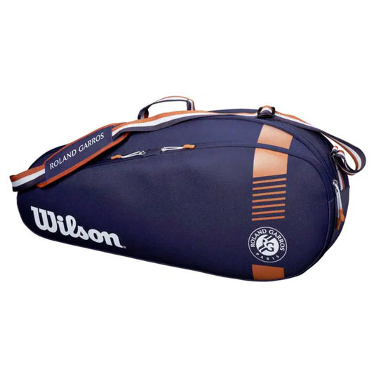 Wilson Roland Garros Team (3 Pack) Racket Bag (Navy)