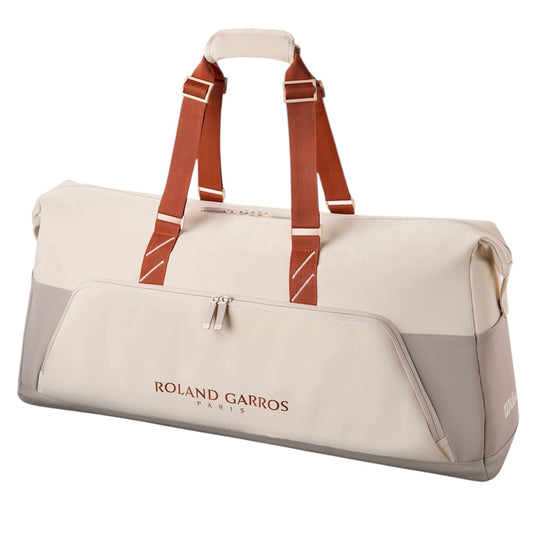 Wilson 2025 Roland Garros Large Duffle Bag (Cream/Clay/Grey)