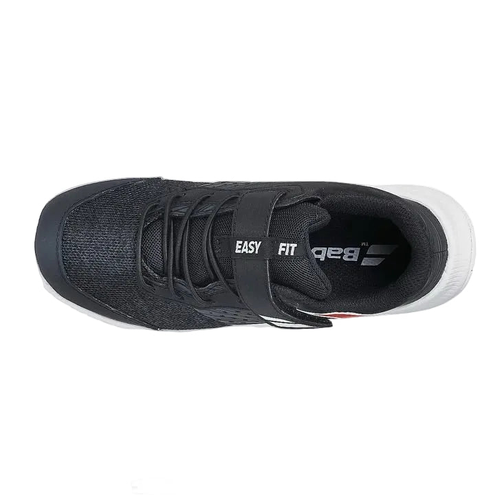 Babolat Pulsion All Court Kid Junior Tennis Shoes (Black-Fiesta Red)