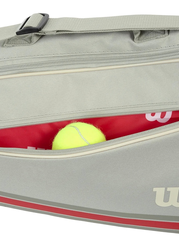 Wilson 2025 Team (3 Pack) Racket Bag (Oats)