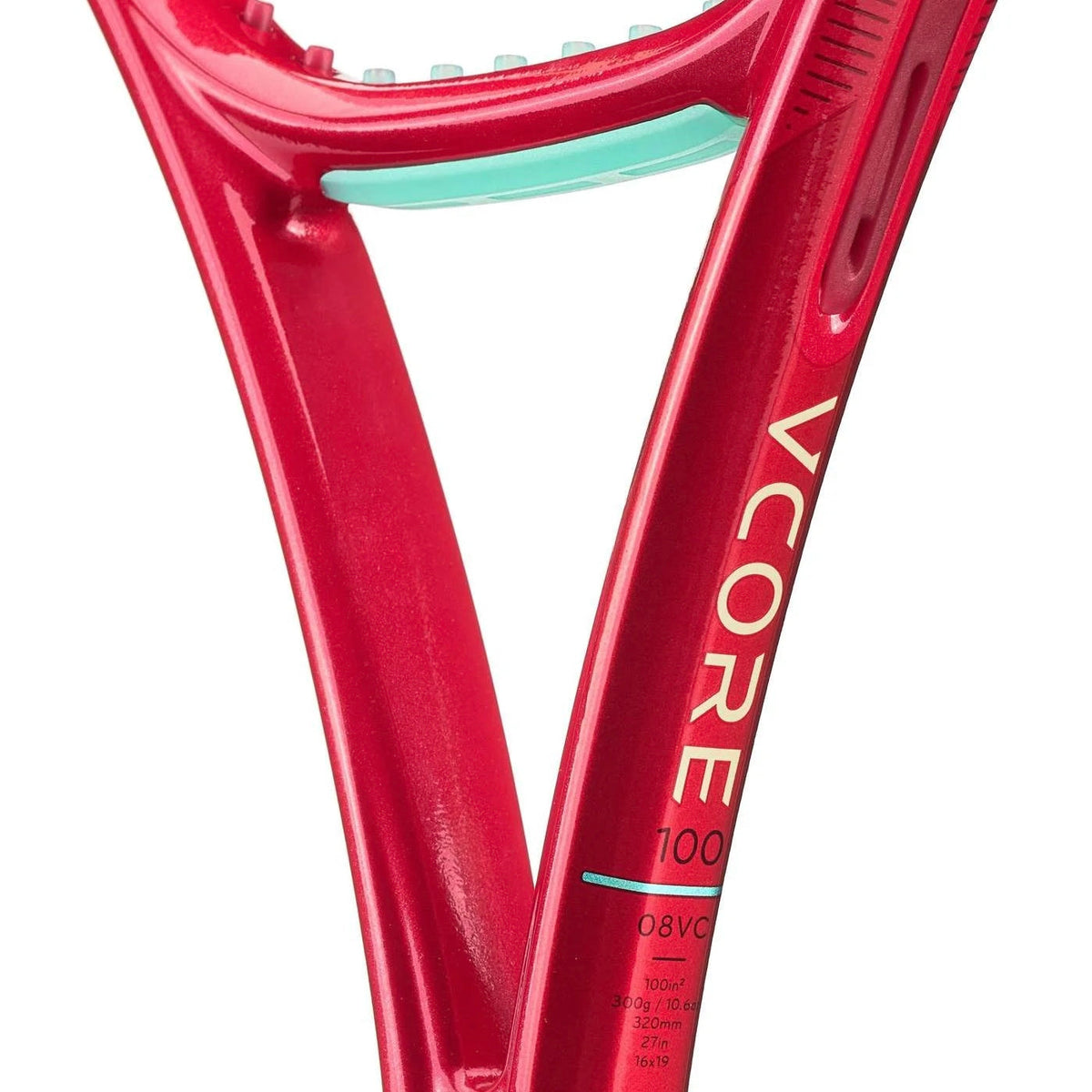 Yonex VCORE 100 (2026) Tennis Racket (Unstrung 300g) (Strung with Gosen G-Spin3 Red @ 52lb)