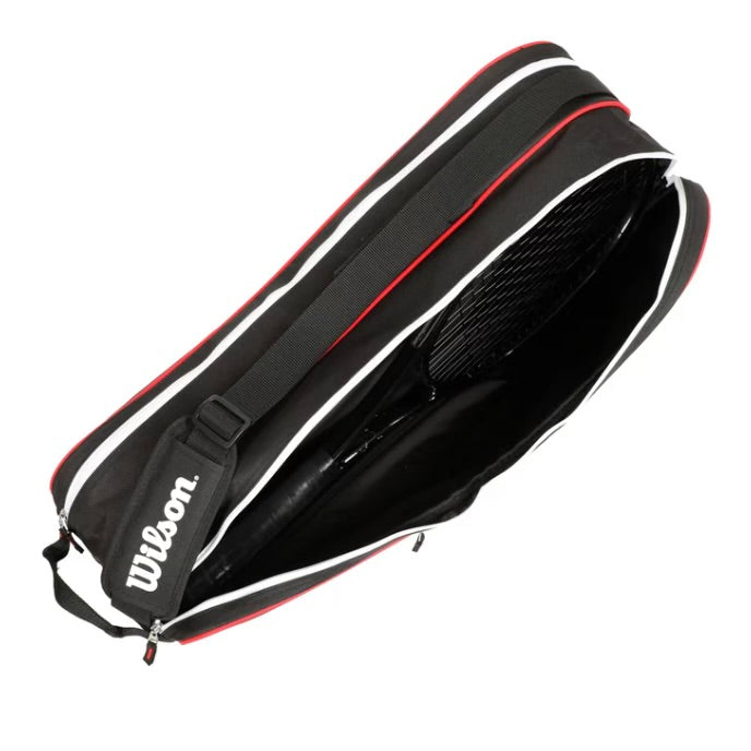Wilson Advantage III Six (6 Pack) Racket Bag 2025 (Black)