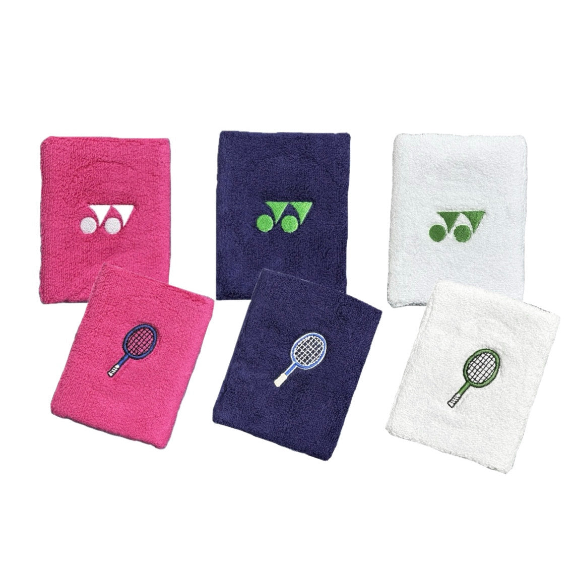 Yonex 11cm Racket Logo Wristband (a pair)