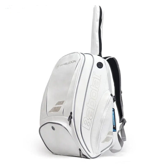 Babolat Pure Wimbledon Backpack Bag (White-Gold)