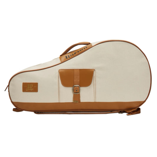 Wilson 110th Anniversary (6 Pack) Racket Bag (Cream-Brown)