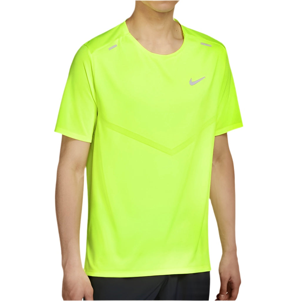 Nike Men’s Dri-FIT Rise 365 Top Tee T-Shirt (Lime Yellow)