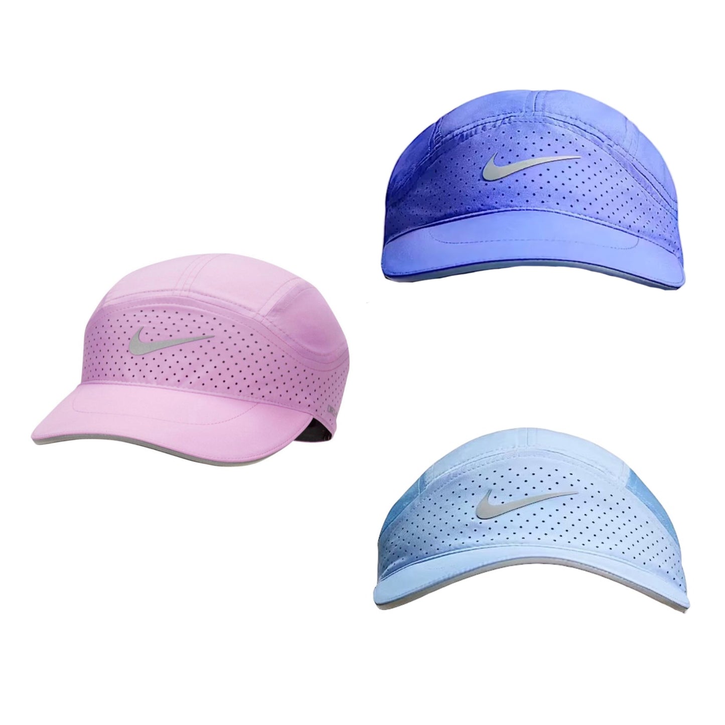 Nike Fly Dri-FIT Advantage Unstructured Cap (Pink / Indigo / Sky Blue) - SportStation HK