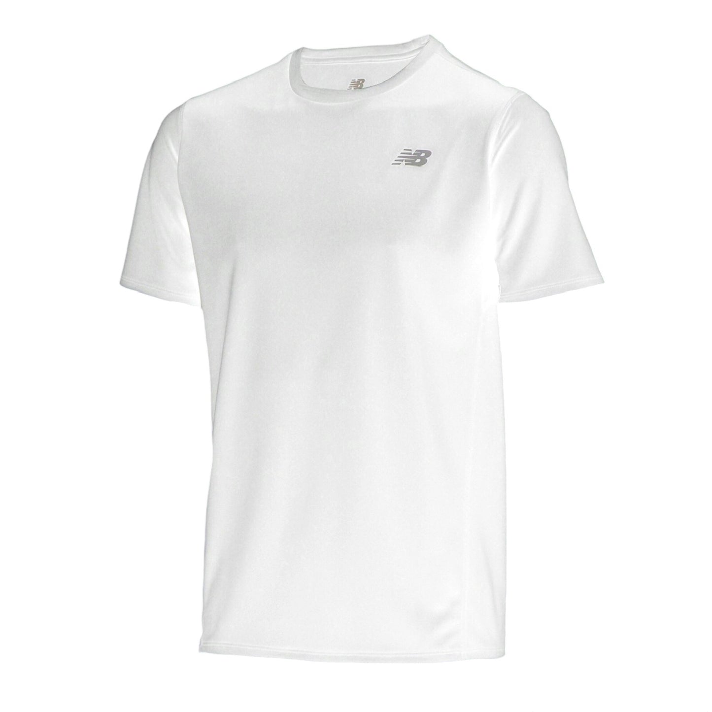 New Balance Men’s Dri-Fit Tee Top Shirt (White)