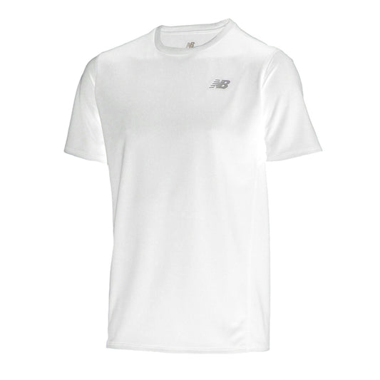 New Balance Men’s Dri-Fit Tee Top Shirt (White)