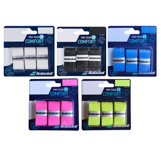 Babolat Pro Tour 2.0 Comfort Overgrip (3 pieces)